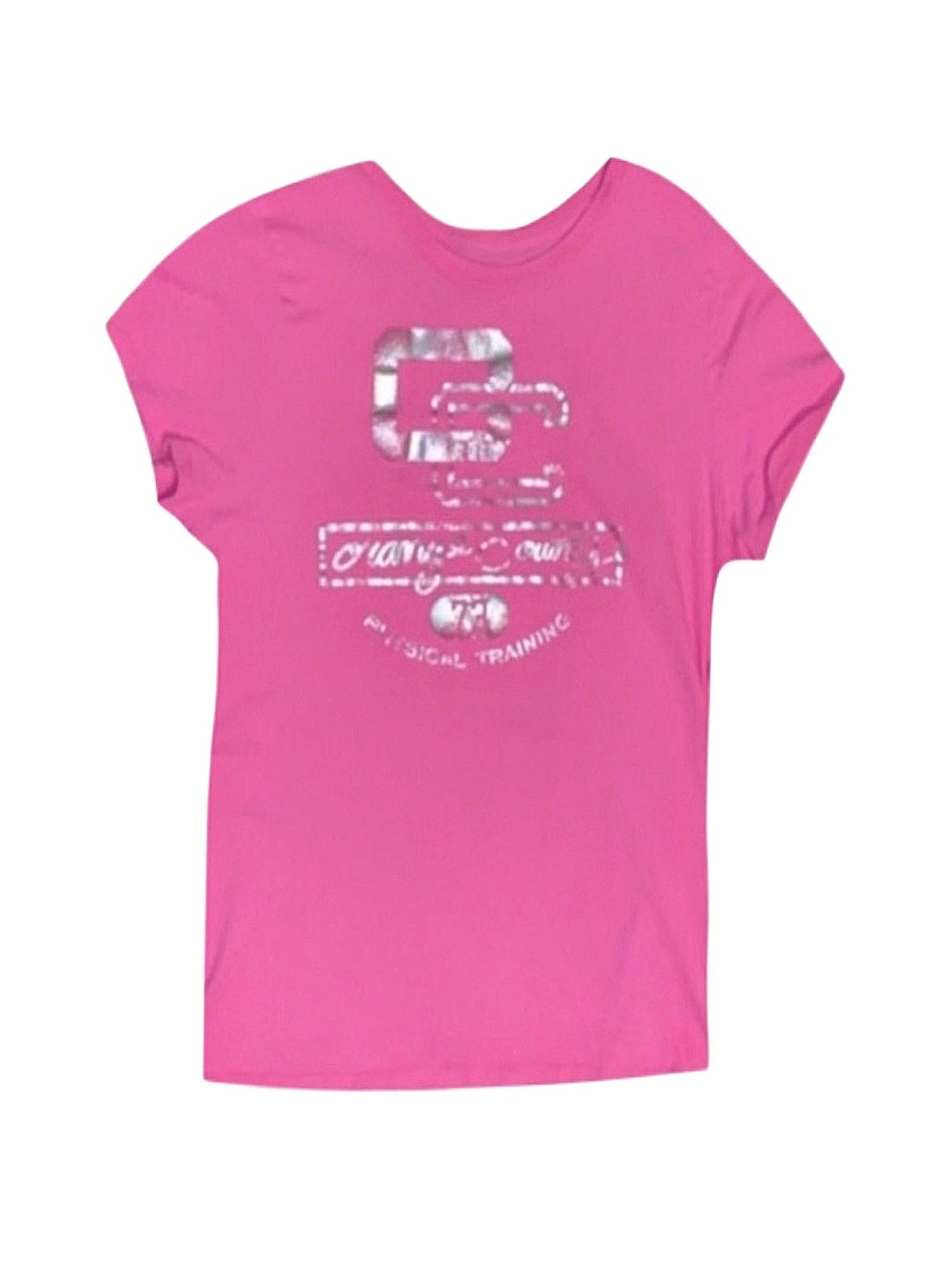 OLD NAVY Pink Graphic Short Sleeve Top Size XXL